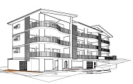 Design for 3 Storey Units plus basement at Chermside